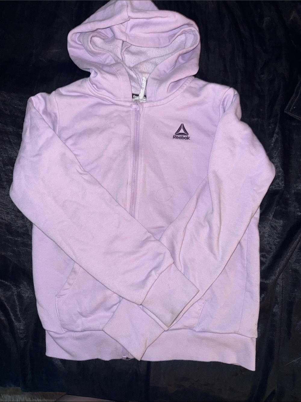 Reebok Light Lavender Zip Hoodie for Kids